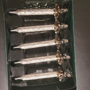 Vintage Christmas Glass Ornaments, hand painter